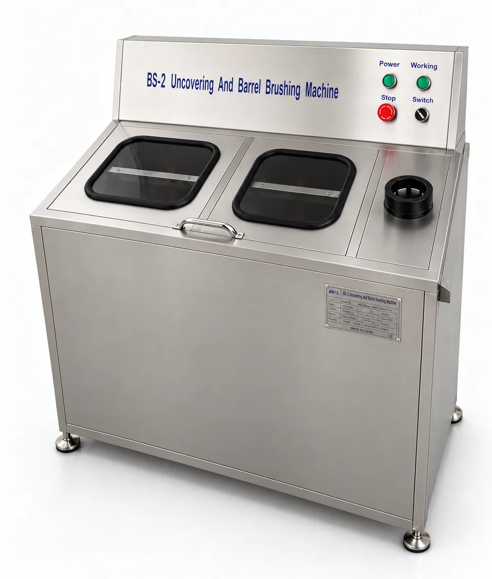 Cepilladora industrial doble BS-2 con lavado interno y externo