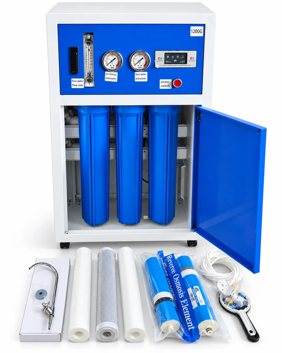 Ósmosis inversa compacta de 400 a 1.200 GPD
