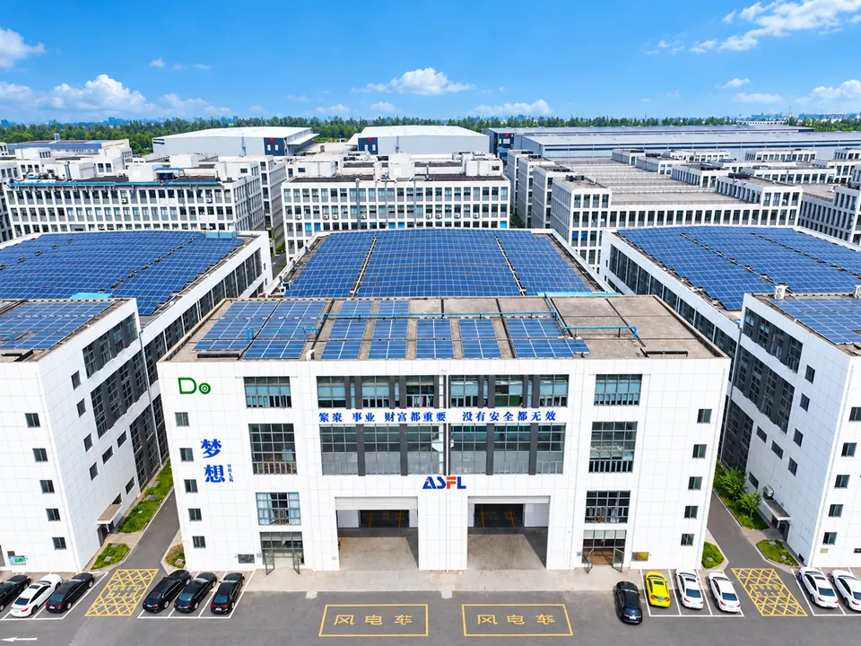 Fábrica y oficinas de ASFL vista aérea
